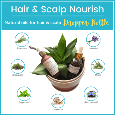 Natural essential oils treatment for hair growth and Alopecia Areata