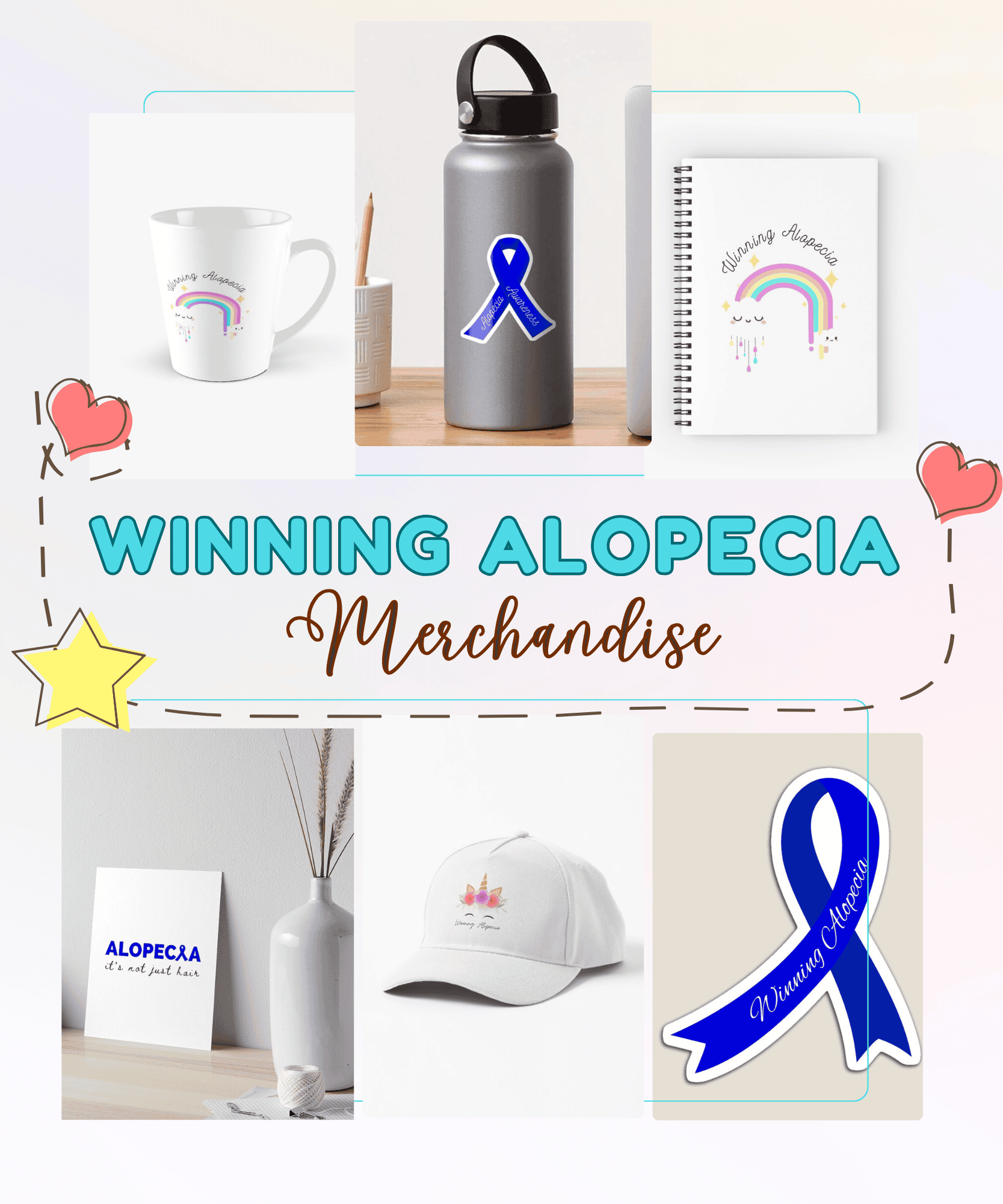 Winning Alopecia Merchandise
