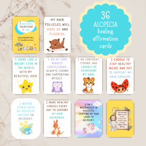 Affirmation Cards for Kids by Winning Alopecia