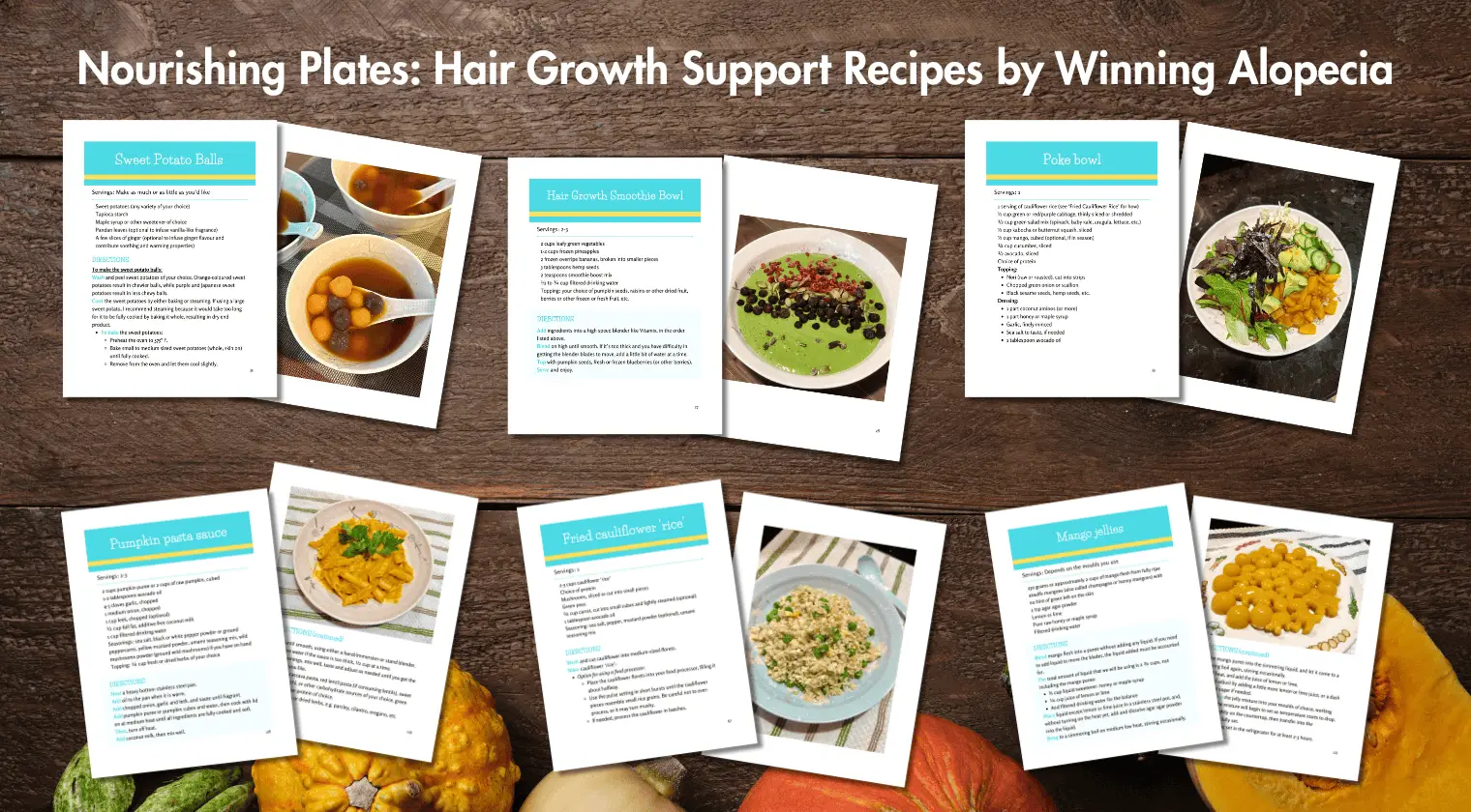 Nourishing Plates: Hair Growth Support Recipes by Winning Alopecia