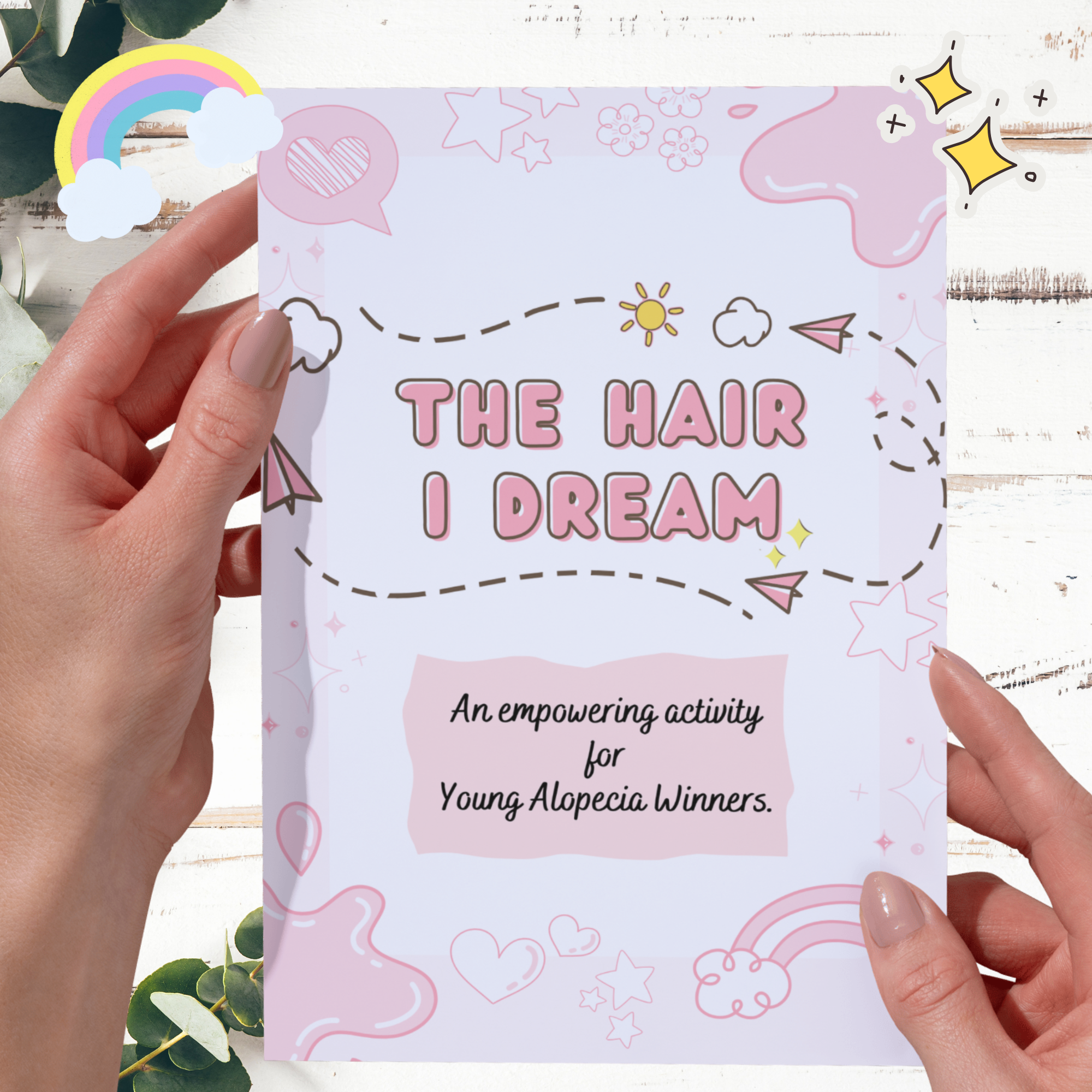 The Hair I Dream (Girls Version) - Hairstyles Activity Book for Kids